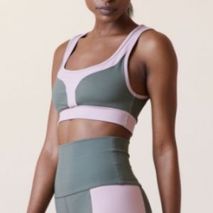 Live the Process Geometric Bra Duffel/Pale Mauve